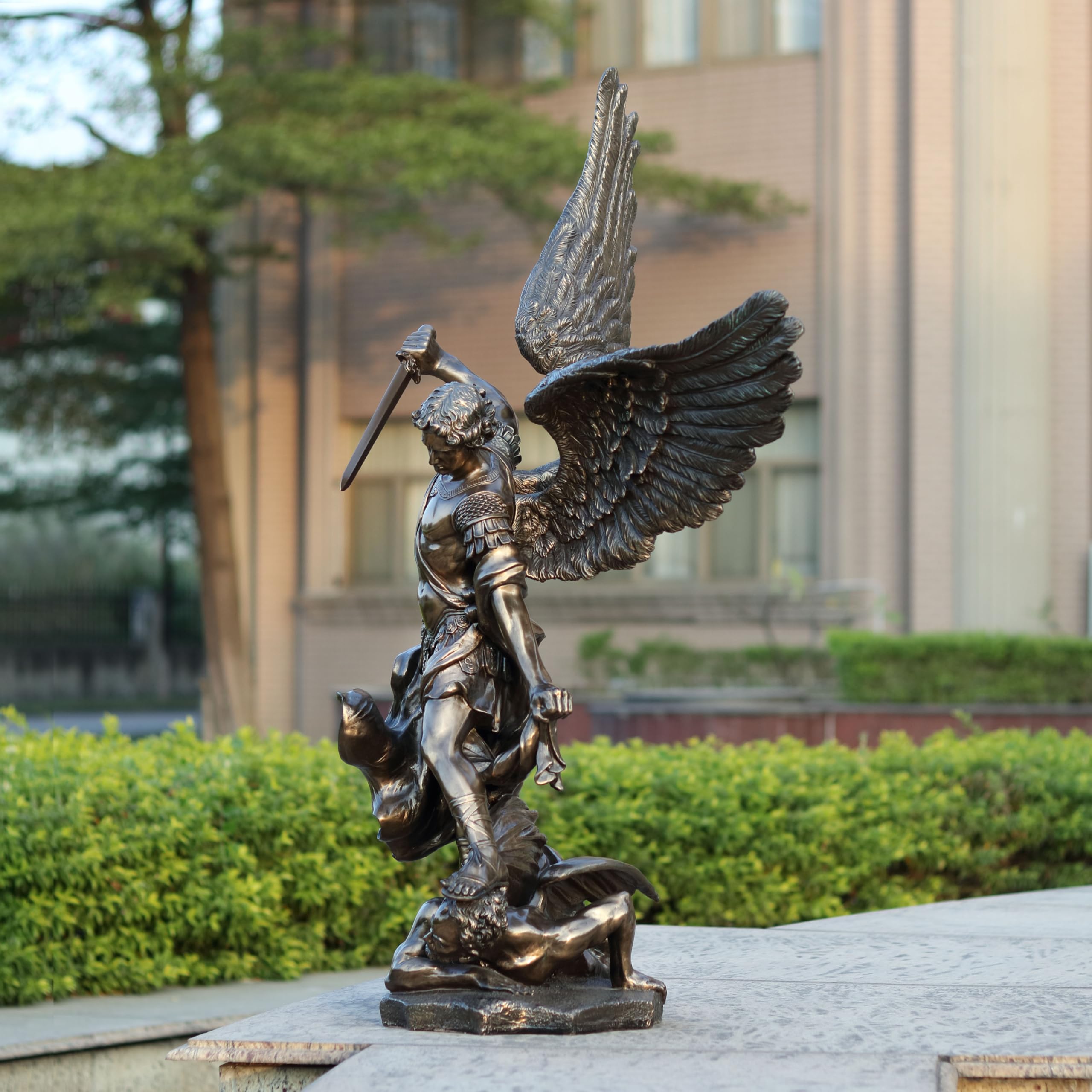 veronese design フィギュア 天使 Amazon.co.jp: Veronese Design 43インチ 大型 大天使聖ミカエル